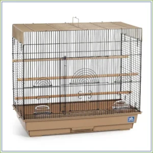 Large Flight Cage for Parakeets, Cockatiels, Small Birds - 26x14x20 Inches with Removable Tray