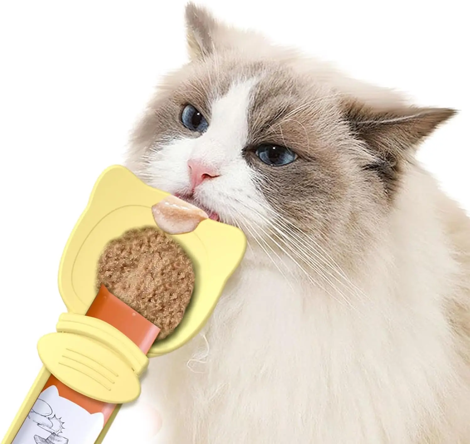 {title} — {color} cat feeder spoon for wet food – view 4