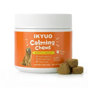 250g calming chicken soft chews for dogs - product image