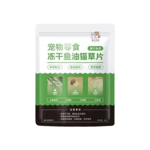 {title} — bag of 10 individual catgrass fillet packs on neutral background